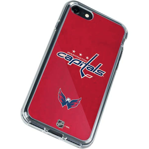 NHL Washington Capitals Distressed iPhone SE (2nd & 3rd Gen) Clear Case