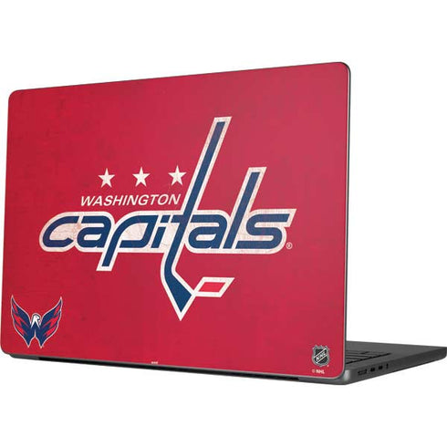 NHL Washington Capitals Distressed MacBook Pro 14in (2021-24) Skin