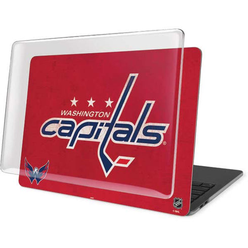 NHL Washington Capitals Distressed MacBook Pro 15in (2016-19) Case plus Skin