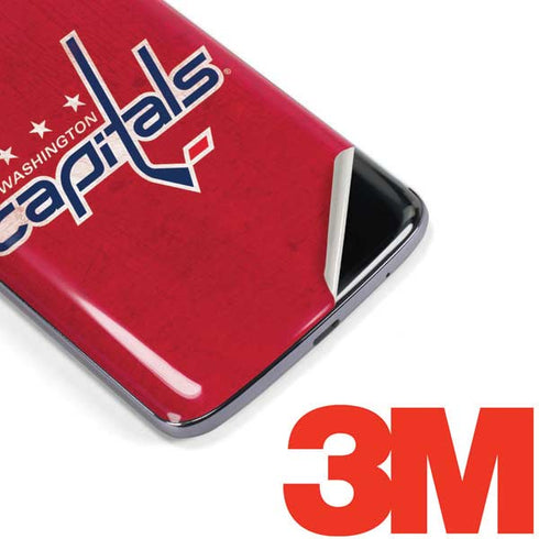 NHL Washington Capitals Distressed Moto E5 Plus Skin