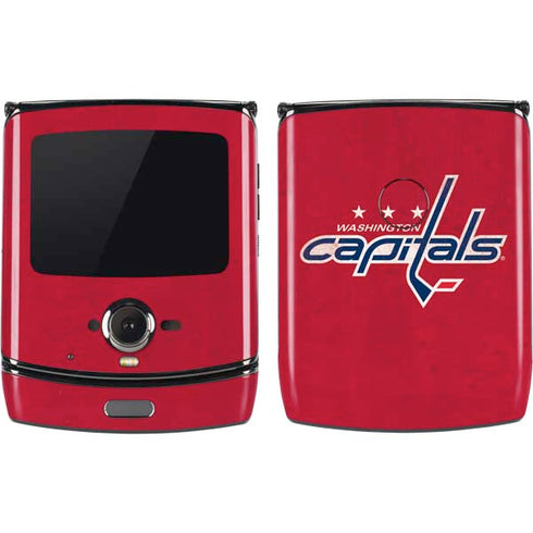 NHL Washington Capitals Distressed Motorola RAZR Skin