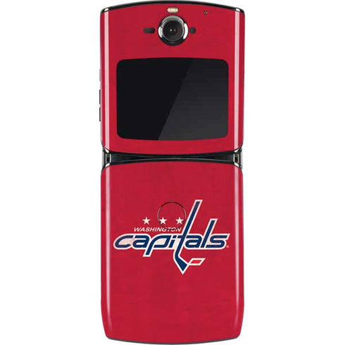 NHL Washington Capitals Distressed Motorola RAZR Skin