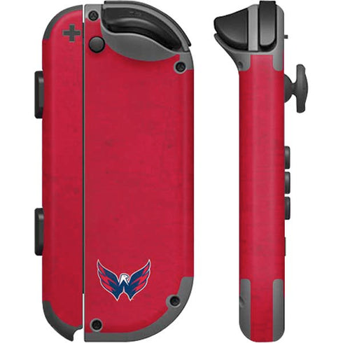 NHL Washington Capitals Distressed Nintendo Joy-Con (L/R) Controller Skin