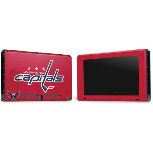 NHL Washington Capitals Distressed Nintendo Switch Bundle Skin