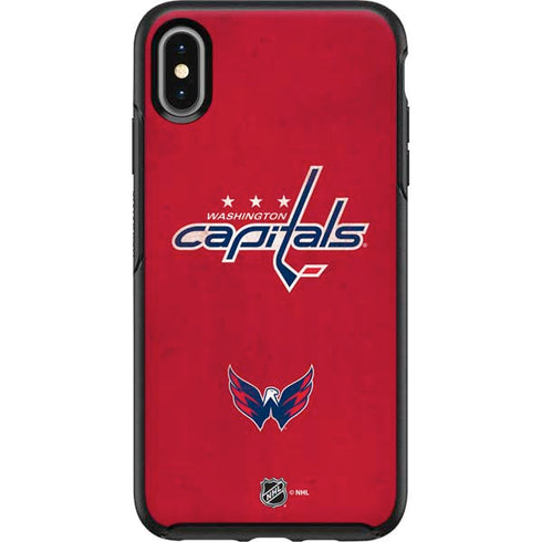 NHL Washington Capitals Distressed Otterbox Symmetry iPhone Skin