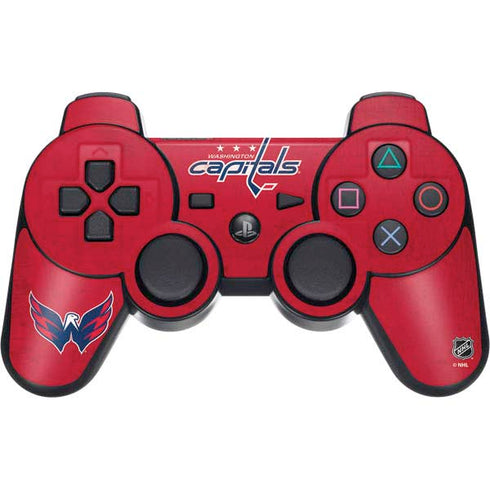NHL Washington Capitals Distressed PS3 Dual Shock wireless controller Skin