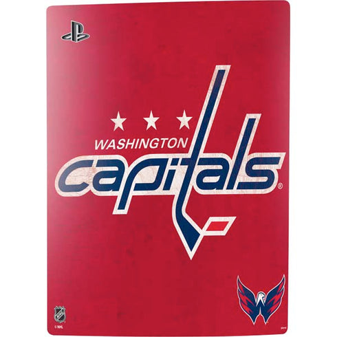 NHL Washington Capitals Distressed PS5 Console Skin
