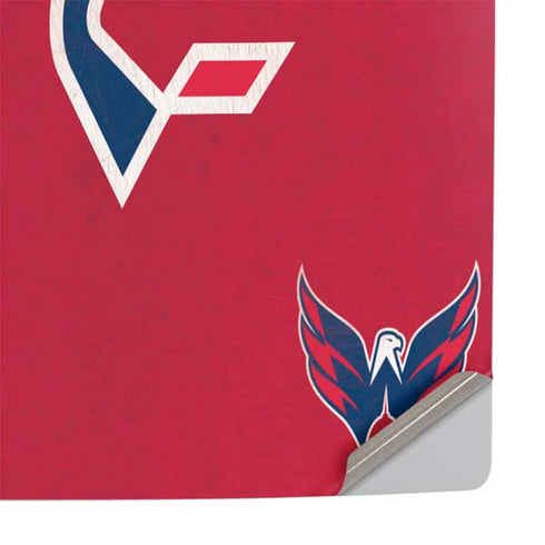 NHL Washington Capitals Distressed PS5 Console Skin
