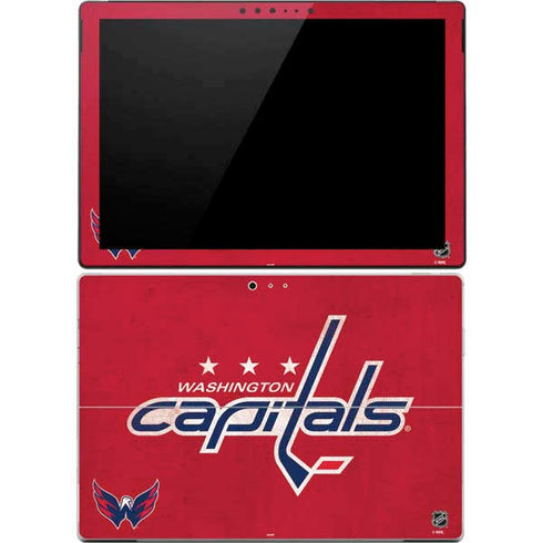 NHL Washington Capitals Distressed Surface Pro 4 Skin