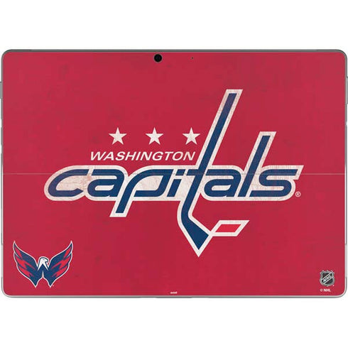 NHL Washington Capitals Distressed Surface Pro 9 Skin
