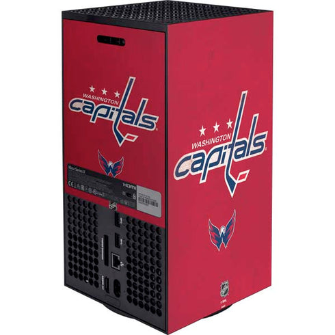 NHL Washington Capitals Distressed Xbox Series X Bundle Skin