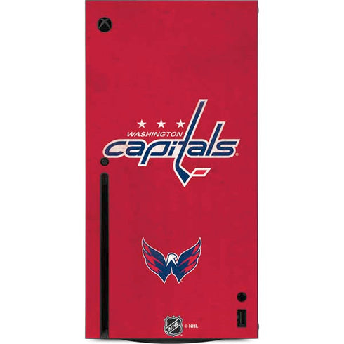 NHL Washington Capitals Distressed Xbox Series X Console Skin
