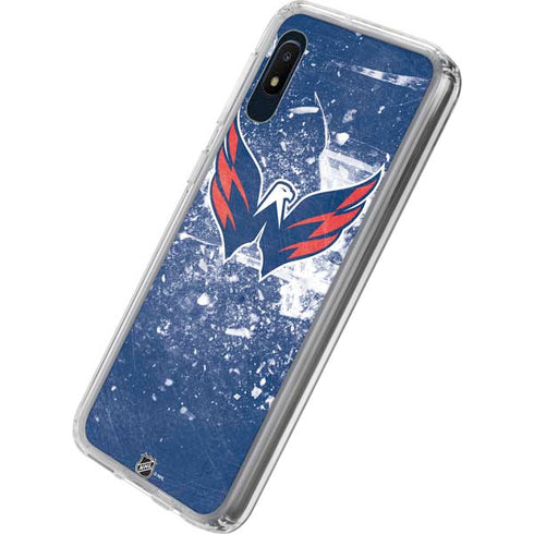 NHL Washington Capitals Frozen Galaxy A10e Clear Case