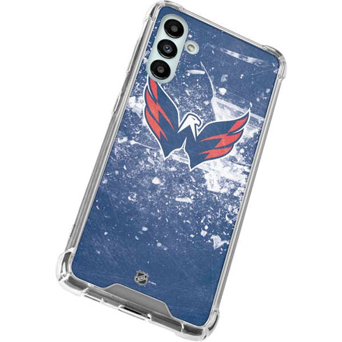 NHL Washington Capitals Frozen Galaxy A13 5G Clear Case