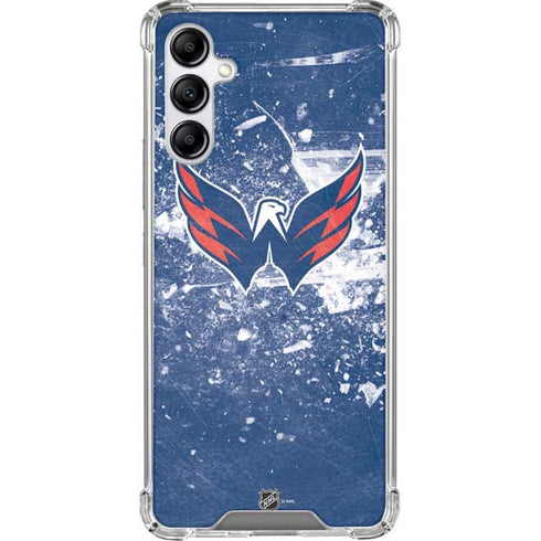 NHL Washington Capitals Frozen Galaxy A14 5G Clear Case