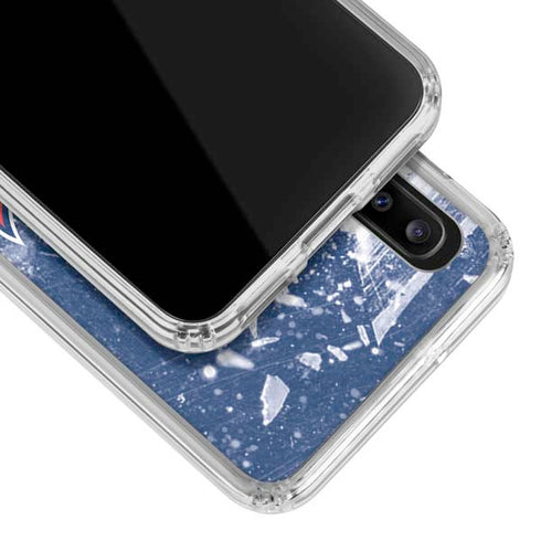 NHL Washington Capitals Frozen Galaxy A20 Clear Case