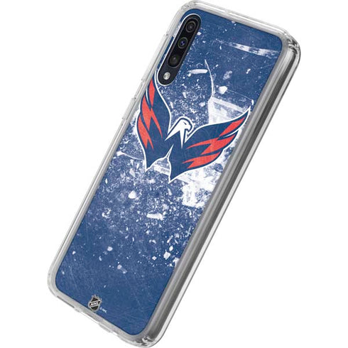 NHL Washington Capitals Frozen Galaxy A50 Clear Case