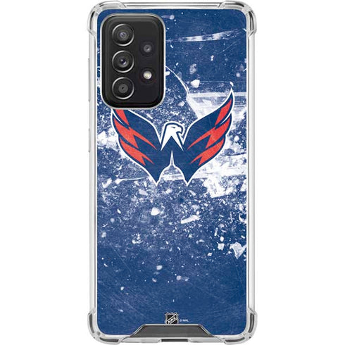 NHL Washington Capitals Frozen Galaxy A52 5G Clear Case