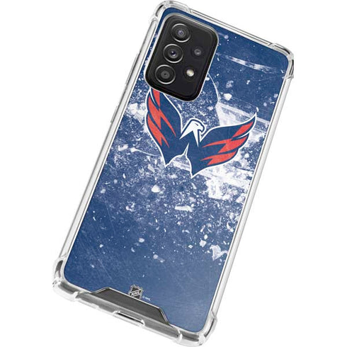 NHL Washington Capitals Frozen Galaxy A52 5G Clear Case