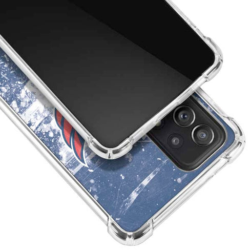 NHL Washington Capitals Frozen Galaxy A52 5G Clear Case