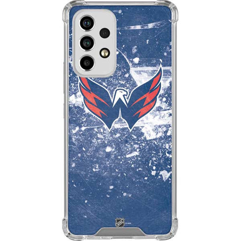 NHL Washington Capitals Frozen Galaxy A53 5G Clear Case