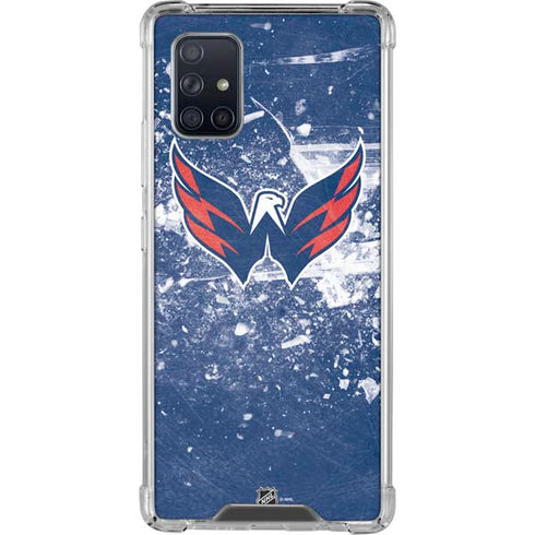 NHL Washington Capitals Frozen Galaxy A71 5G Clear Case