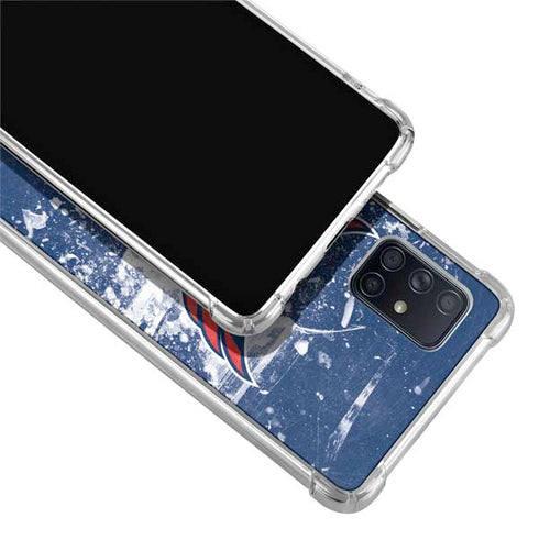 NHL Washington Capitals Frozen Galaxy A71 5G Clear Case