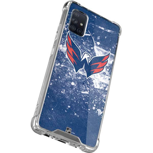 NHL Washington Capitals Frozen Galaxy A71 5G Clear Case