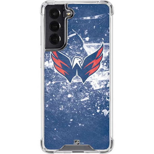 NHL Washington Capitals Frozen Galaxy S22 Clear Case