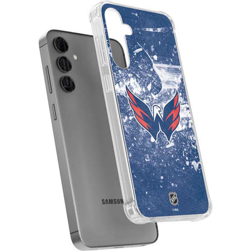 NHL Washington Capitals Frozen Galaxy S24 Plus Clear Case