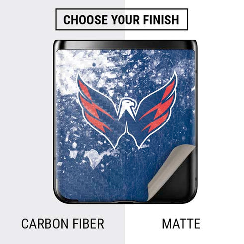 NHL Washington Capitals Frozen Galaxy Z Flip Skin