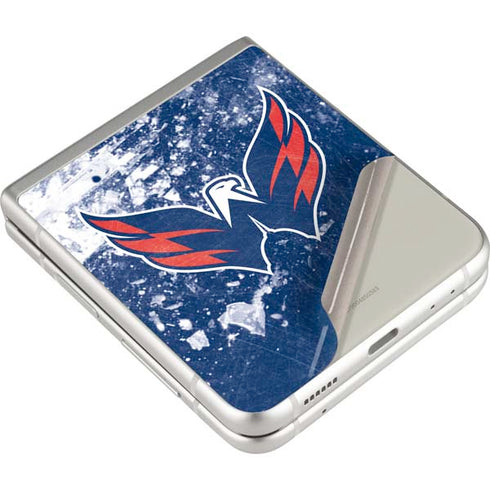 NHL Washington Capitals Frozen Galaxy Z Flip3 5G Skin
