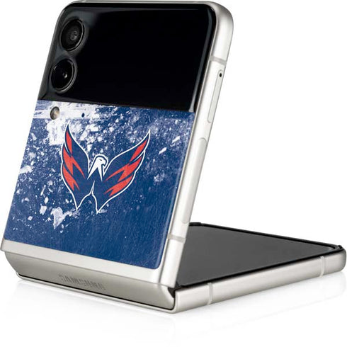 NHL Washington Capitals Frozen Galaxy Z Flip3 5G Skin