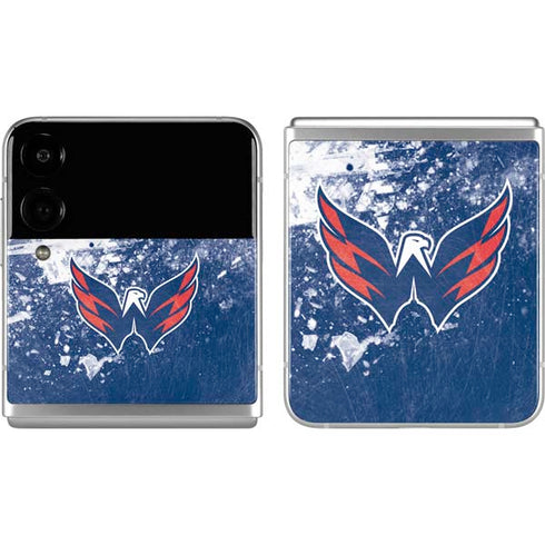 NHL Washington Capitals Frozen Galaxy Z Flip4 5G Skin
