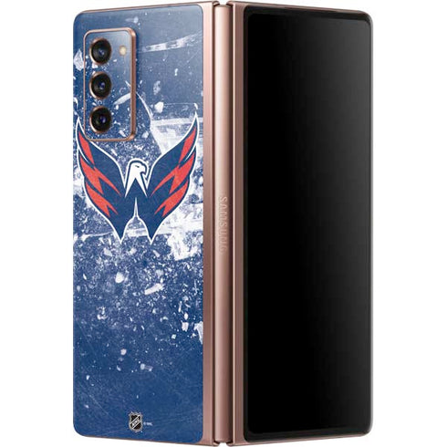 NHL Washington Capitals Frozen Galaxy Z Fold2 5G Skin