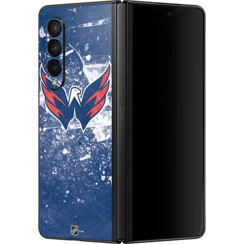 NHL Washington Capitals Frozen Galaxy Z Fold3 5G Skin