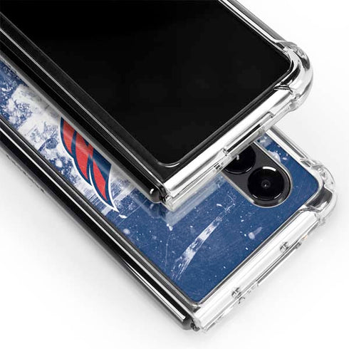 NHL Washington Capitals Frozen Galaxy Z Fold4 5G Clear Case