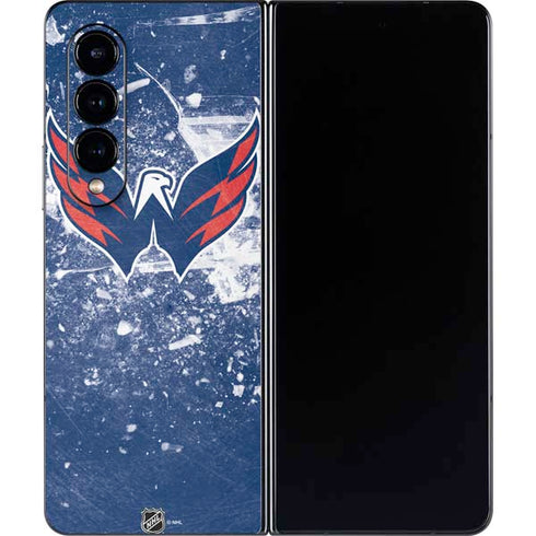 NHL Washington Capitals Frozen Galaxy Z Fold4 5G Skin