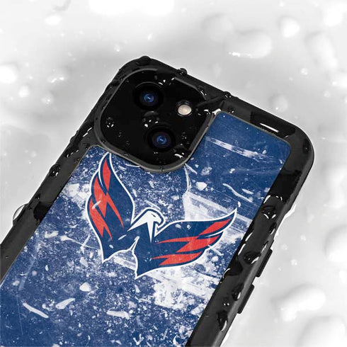 NHL Washington Capitals Frozen iPhone 13 Mini Waterproof Case