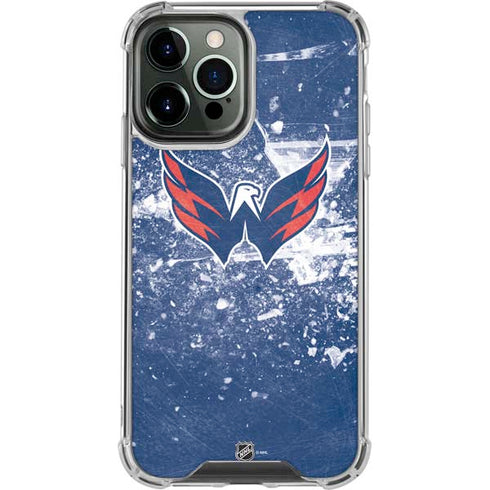 NHL Washington Capitals Frozen iPhone 14 Pro Max Clear Case