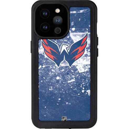 NHL Washington Capitals Frozen iPhone 14 Pro Max Waterproof Case
