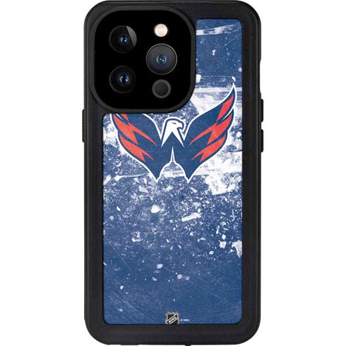 NHL Washington Capitals Frozen iPhone 14 Pro Waterproof Case