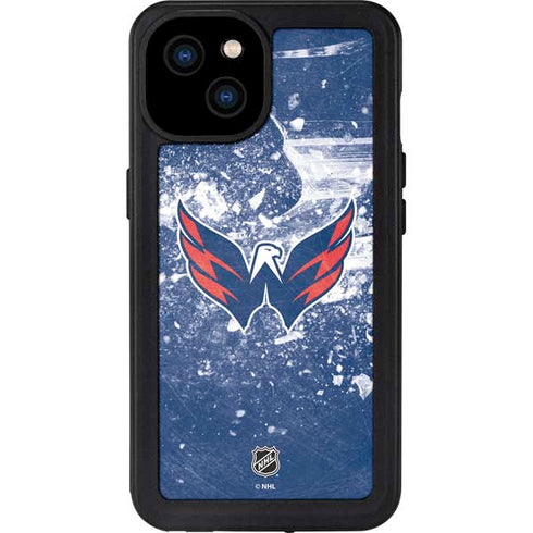 NHL Washington Capitals Frozen iPhone 15 Plus Waterproof Case