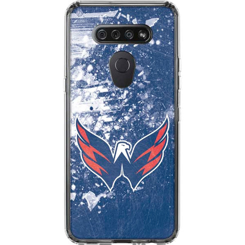 NHL Washington Capitals Frozen LG K51/Q51 Clear Case
