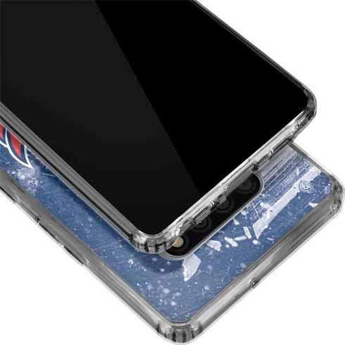 NHL Washington Capitals Frozen LG Stylo 6 Clear Case