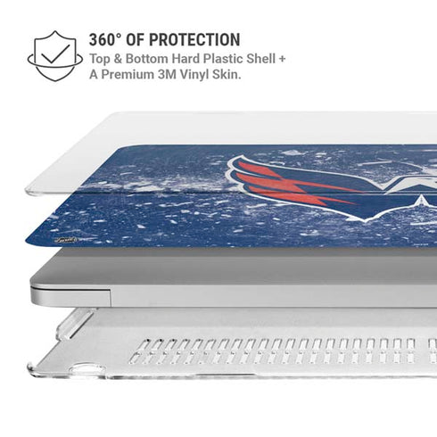 NHL Washington Capitals Frozen MacBook Air 13in M1 (2021) Case plus Skin