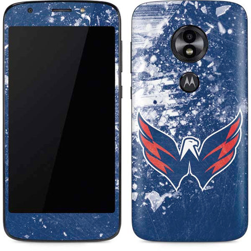 NHL Washington Capitals Frozen Moto E5 Play Skin