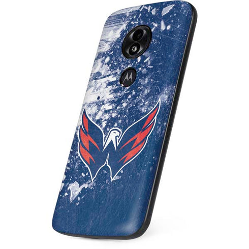 NHL Washington Capitals Frozen Moto E5 Play Skin