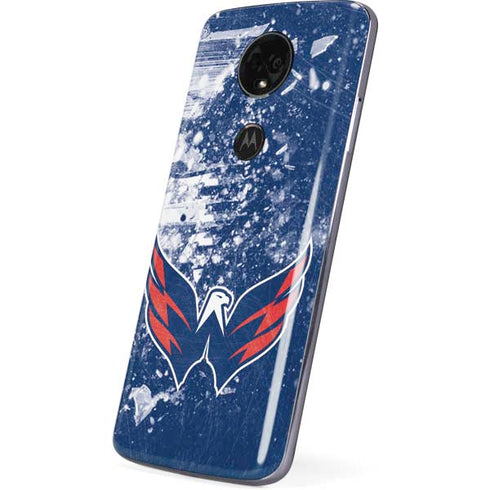 NHL Washington Capitals Frozen Moto E5 Plus Skin