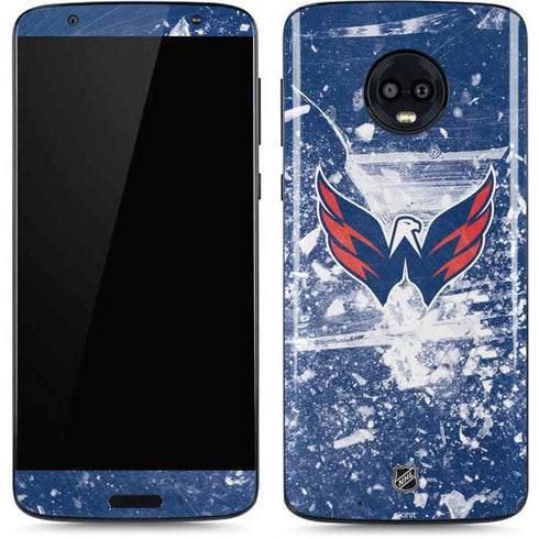 NHL Washington Capitals Frozen Moto G6 Skin